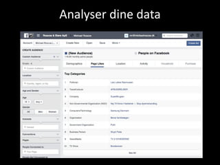 Analyser dine data
 