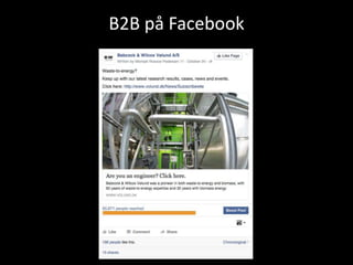 B2B på Facebook
 