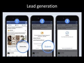 Lead generation
 