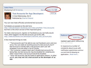 Facebook app API Vs2.0
