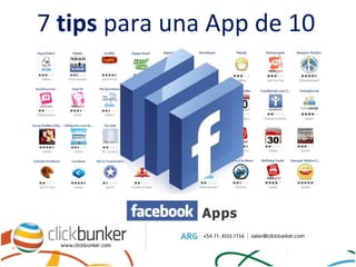 7  tips  para una App de 10 