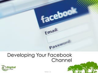 Developing Your Facebook
                 Channel

             Version 1.0
 