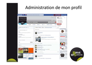 Administration de mon profil
 