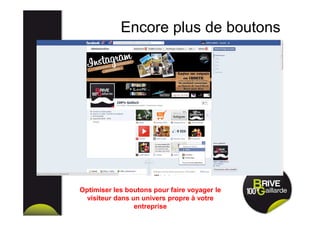 Encore plus de boutons
Optimiser les boutons pour faire voyager le
visiteur dans un univers propre à votre
entreprise
 