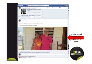 Le post prend
alors toute la
largeur de la
page
Le post prend
alors toute la
largeur de la
page
 