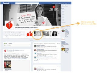 links to custom tab
(shown on next slide)
 