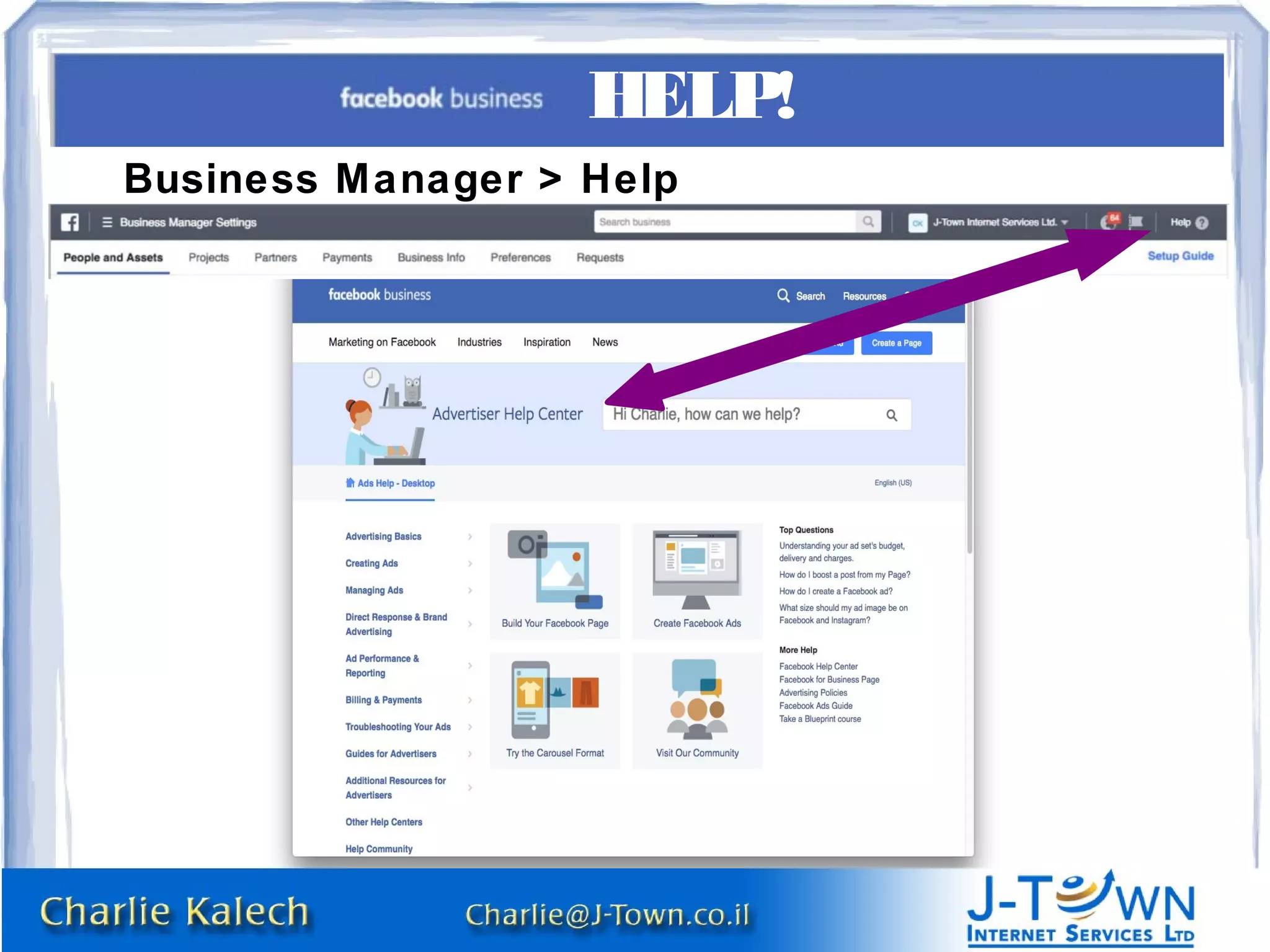 Business Manager > Help
HELP!
 