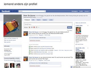 iemand anders zijn profiel 