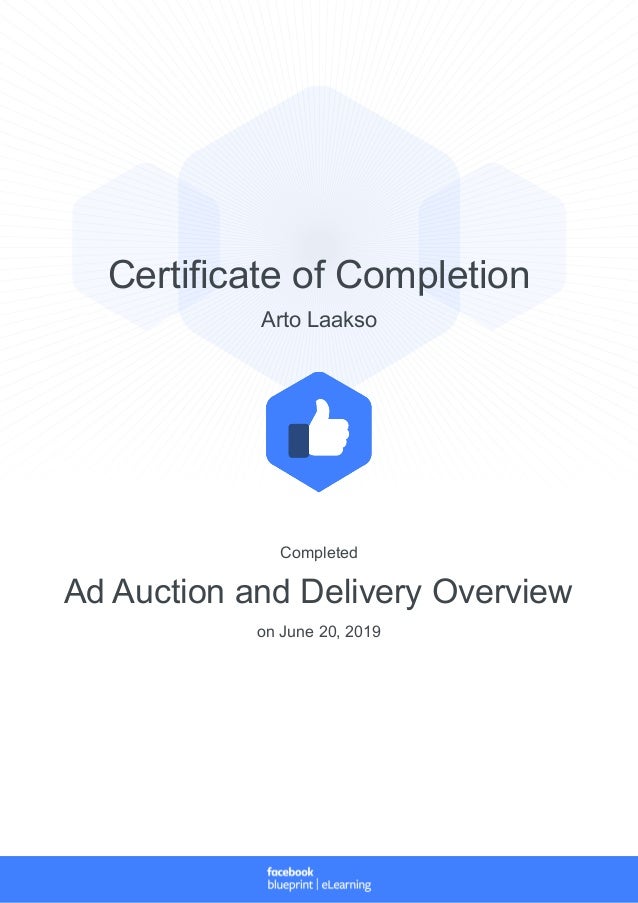 Facebook Certifications Arto Laakso