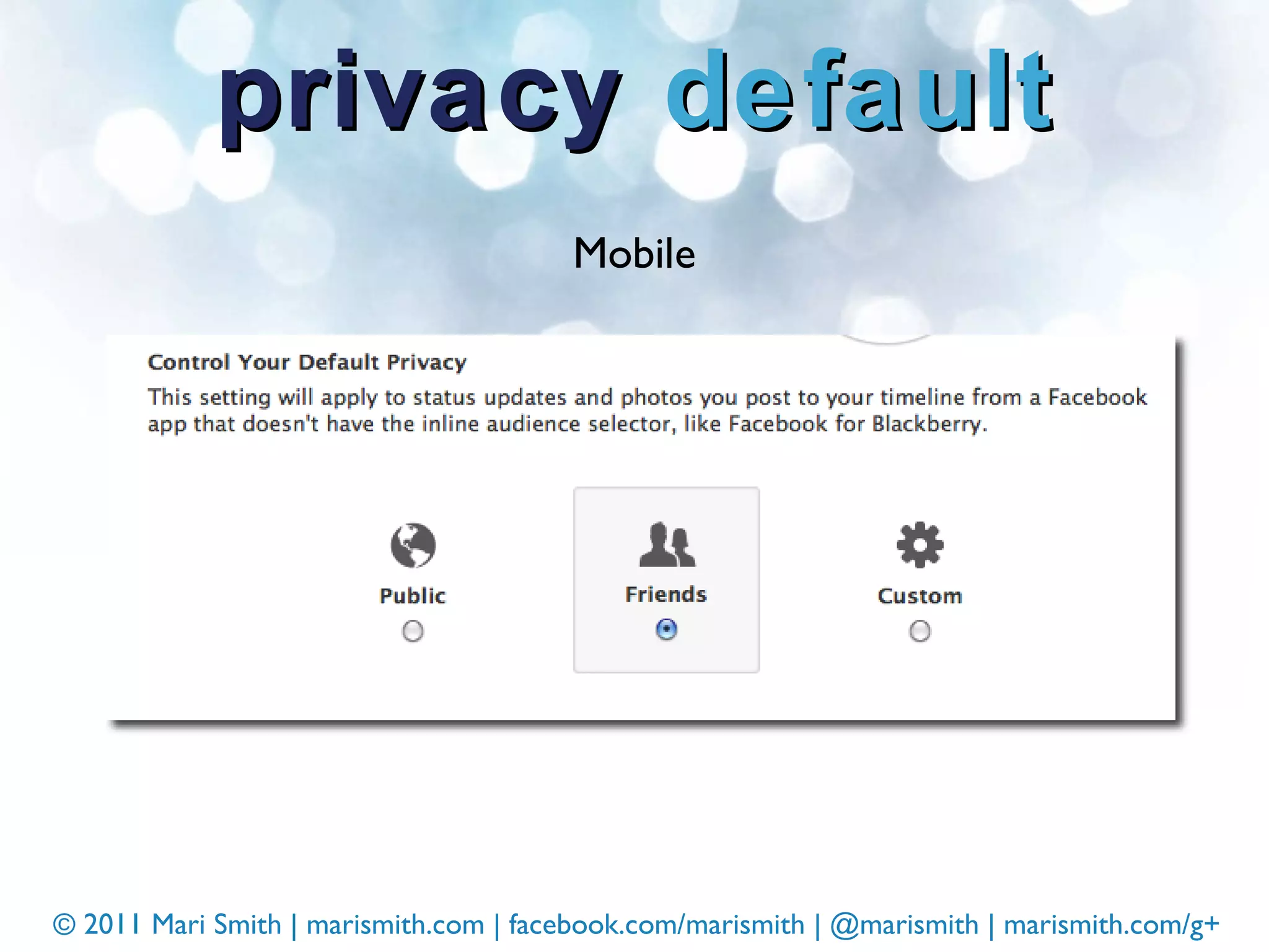 privacy  default Mobile 