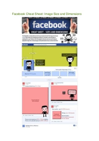Facebook Cheat Sheet: Image Size and Dimensions
 
