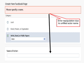Error repopulation due to unfilled actor name 