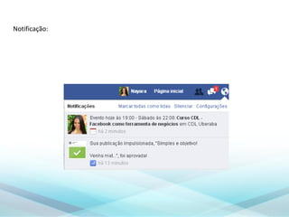 Notificação:
 