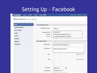 Setting Up - Facebook 