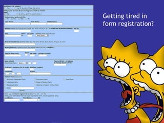 Getting tired in form registration? 
