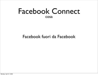 Facebook Connect