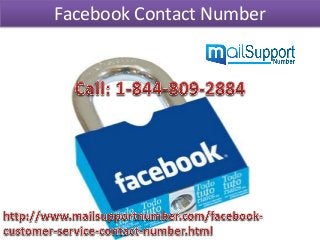 Facebook Contact Number
 