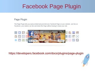 Facebook Page Plugin
https://developers.facebook.com/docs/plugins/page-plugin
 