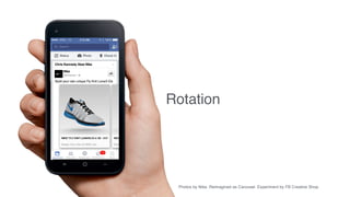 Build your own unique Fly Knit Lunar2 iDs
Nike
Chris Kennedy likes Nike
Rotation
Photos by Nike. Reimagined as Carousel. Experiment by FB Creative Shop.
 