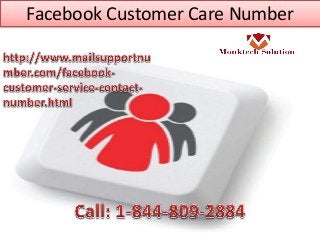 Facebook Customer Care Number
 