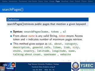 Facebook data analysis using r | PDF