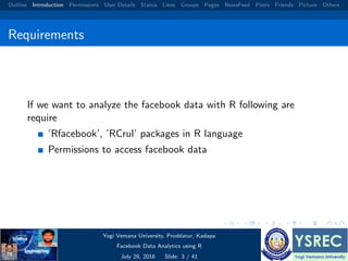 Facebook data analysis using r | PDF