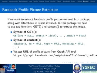 Facebook data analysis using r | PDF