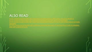 ALSO READ
HTTP://WWW.SLIDESHARE.NET/GREENGYAANAM/GREE-COMPUTING-AN-ENVI-NESECC
HTTP://WWW.SLIDESHARE.NET/GREENGYAANAM/POSITIVE-QUOTES-58408909
HTTP://WWW.SLIDESHARE.NET/GREENGYAANAM/INTRODUCTION-TO-INFORMATION-SYSTEMS-
58490890
HTTPS://WWW.SLIDESHARE.NET/GREENGYAANAM/ORGANIC-IT-INFRASTRUCTURE-PLANNING-
AND-IMPLEMENTATIUON
 