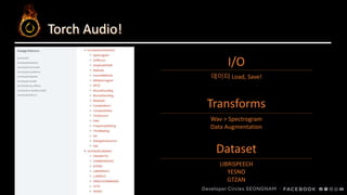 Audio data preprocessing and data loading using torchaudio | PPTX