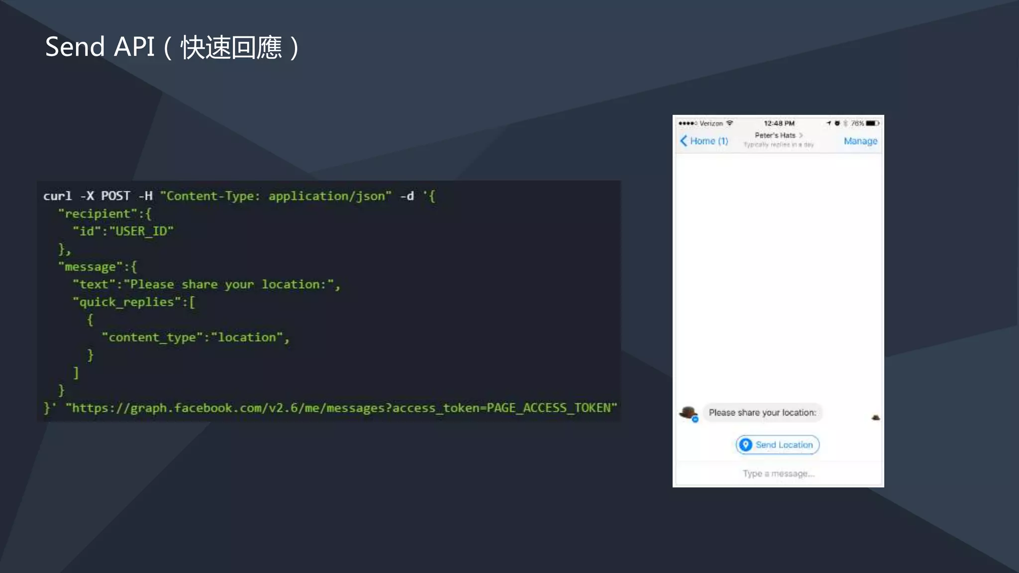 Send API（文字）
 