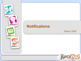 Notifications March 2009 