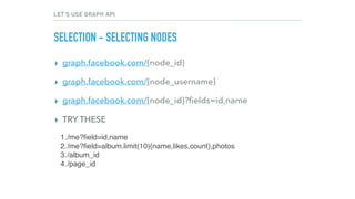 Facebook Open Graph API and How To Use It | PDF