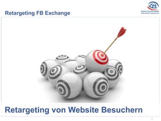 9
Retargeting FB Exchange
Retargeting von Website Besuchern
 