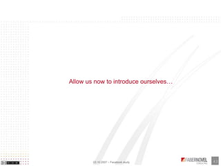 Research Paper - Facebook