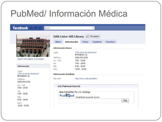 PubMed/ Información Médica
 