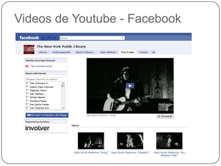Videos de Youtube - Facebook
 