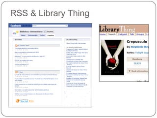 RSS & Library Thing
 