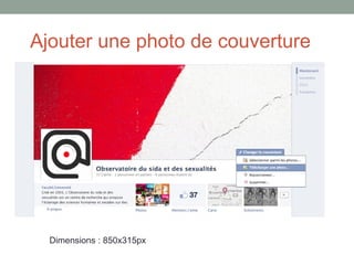 Ajouter une photo de couverture




  Dimensions : 850x315px
 