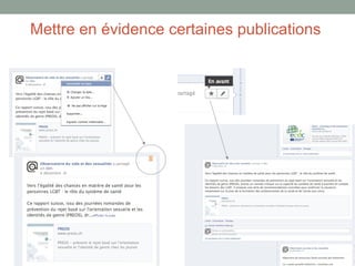 Mettre en évidence certaines publications
 