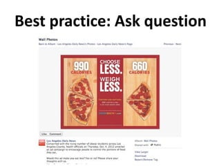 Best practice: Ask question
 
