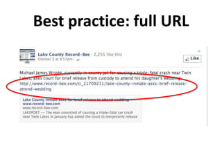 Best practice: full URL
 