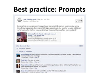 Best practice: Prompts
 