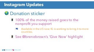 @marismith @mari_smith 55@marismith @mari_smith
Donation sticker
100% of the money raised goes to the
nonprofit you suppor...