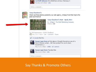 Say Thanks & Promote Others 