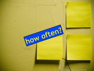 flickr.com/photos/mentalman1369/2624654120/
how often?
 