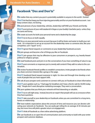 Facebook  For  Auto  Dealers