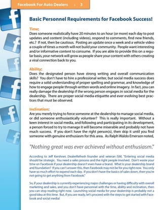Facebook  For  Auto  Dealers