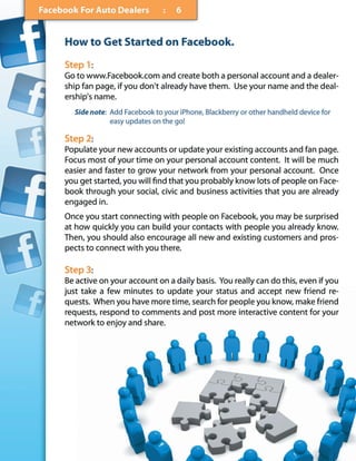 Facebook  For  Auto  Dealers