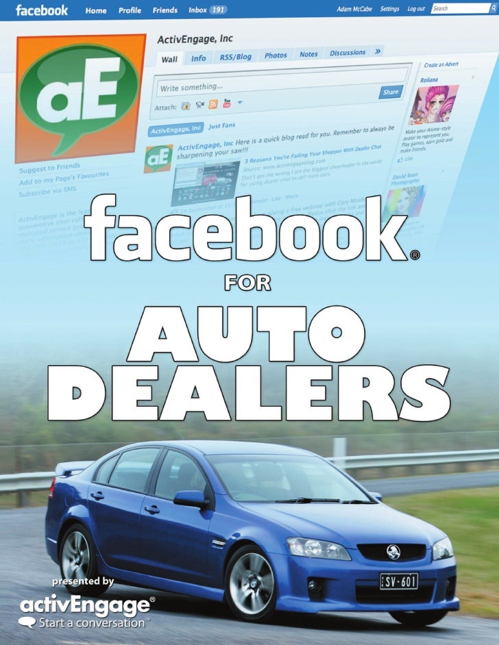 Facebook For Auto Dealers