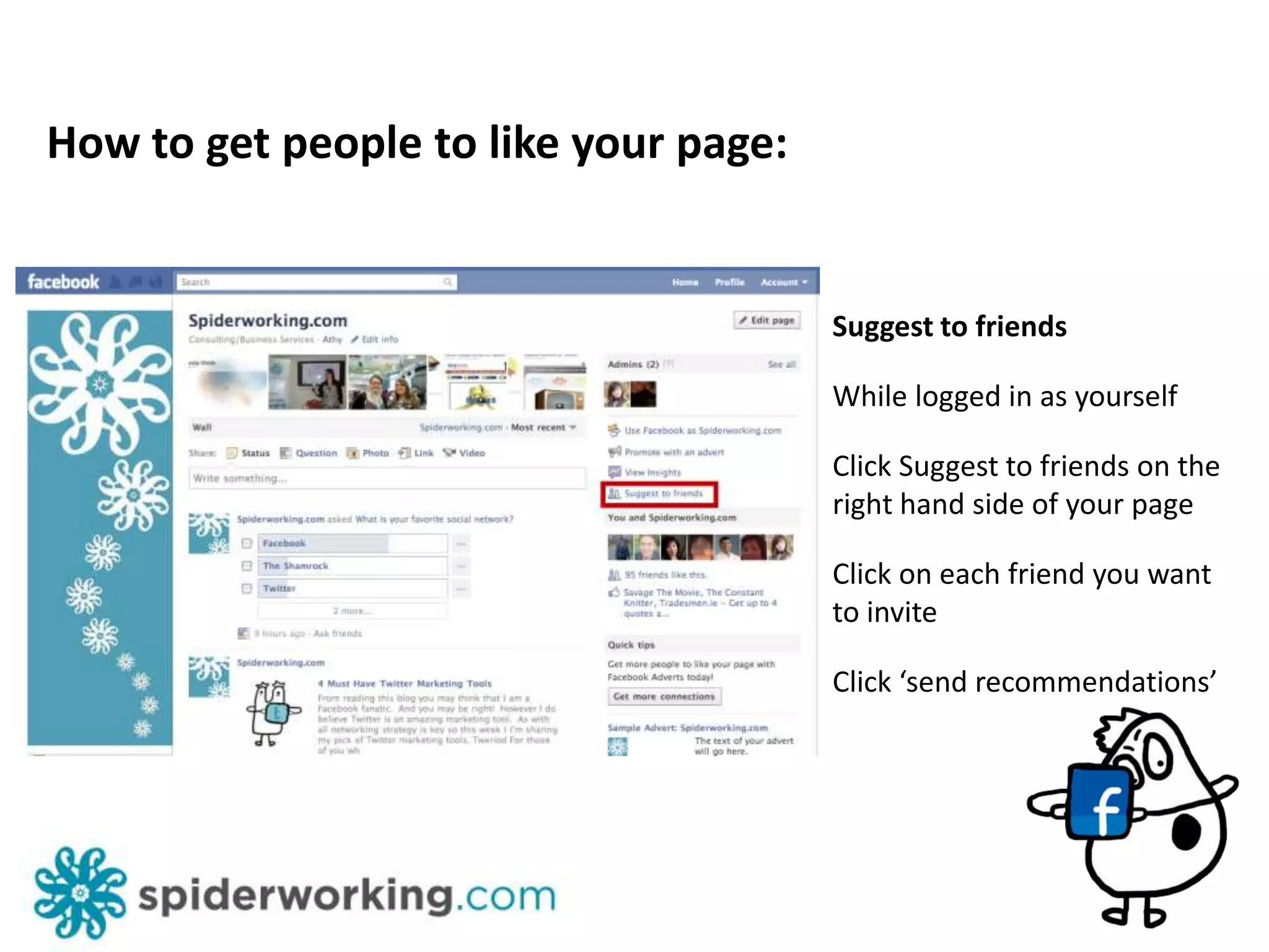 Case Study Garrendenny Lane“A little story from a couple of weeks ago, I was uploading new products and did a link from Facebook to a little silver bell that I had just uploaded.  Within 20 minutes, one was sold along with another product to a Facebook fan.  I went onto Twitter and tweeted that the bell had sold so quickly along with a link. Within ten minutes, another 2 were sold to 2 people who had read the tweet.”